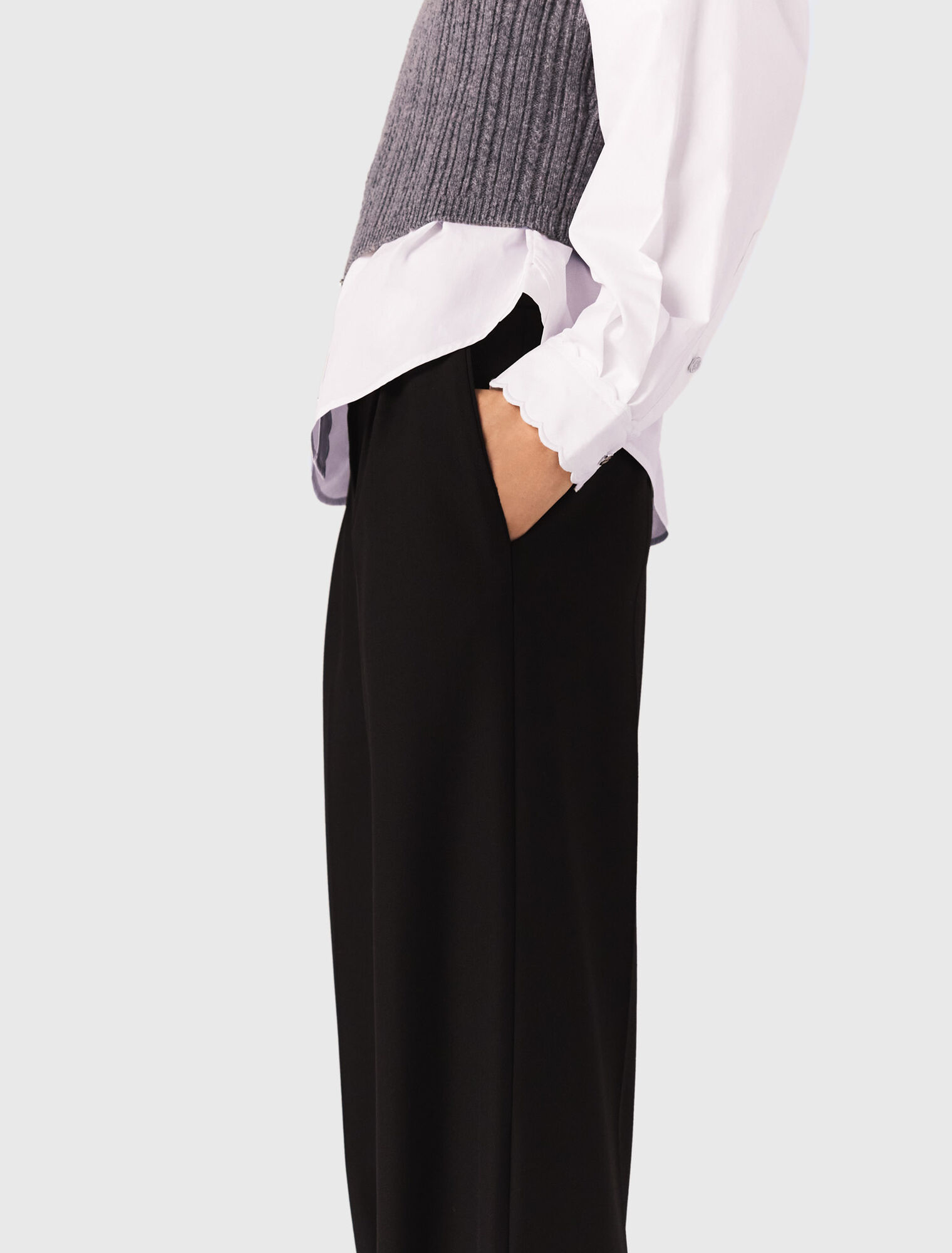 Wide-leg suit trousers Wide-leg suit trousers