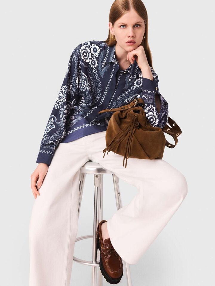 Flowing printed shirt