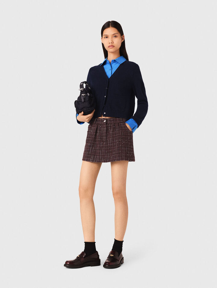 Cardigan with removable details