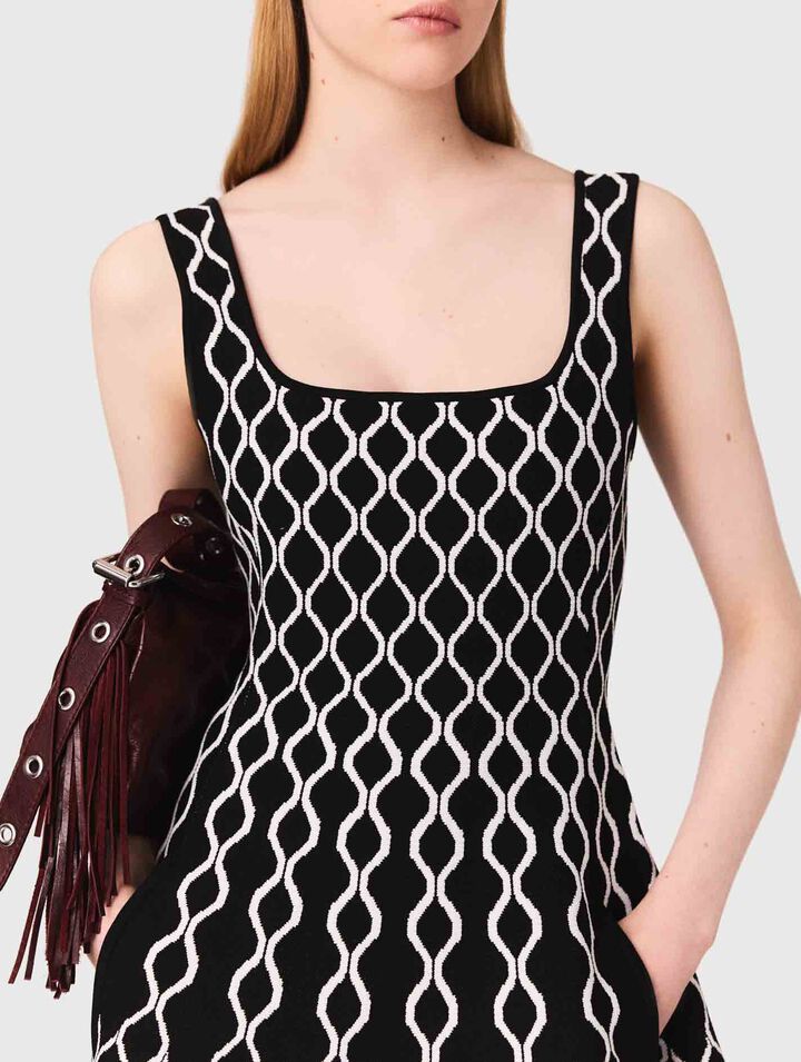Jacquard knit midi dress Jacquard knit midi dress
