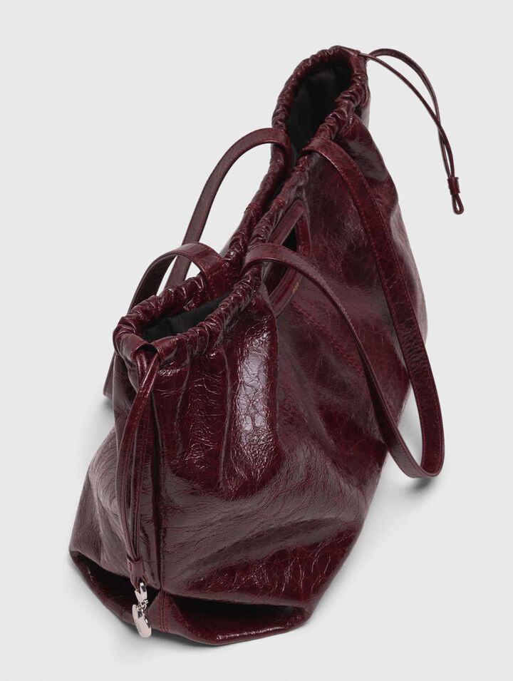Crackled leather M Tote bag Crackled leather M Tote bag