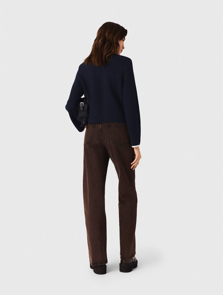 Structured knit jacket Structured knit jacket