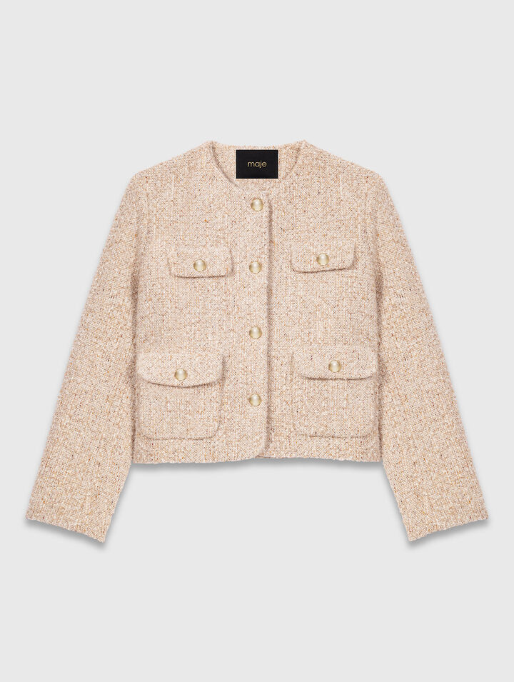 Short boucle tweed jacket Short boucle tweed jacket