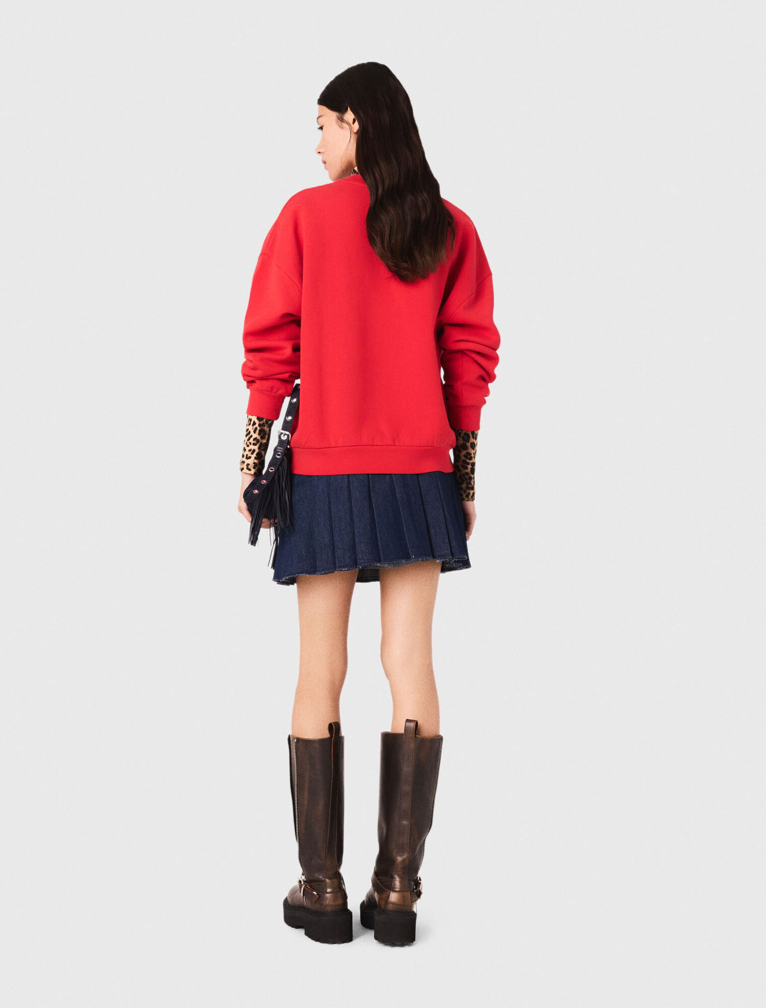 Paris New York Lettering Sweatshirt Paris New York Lettering Sweatshirt