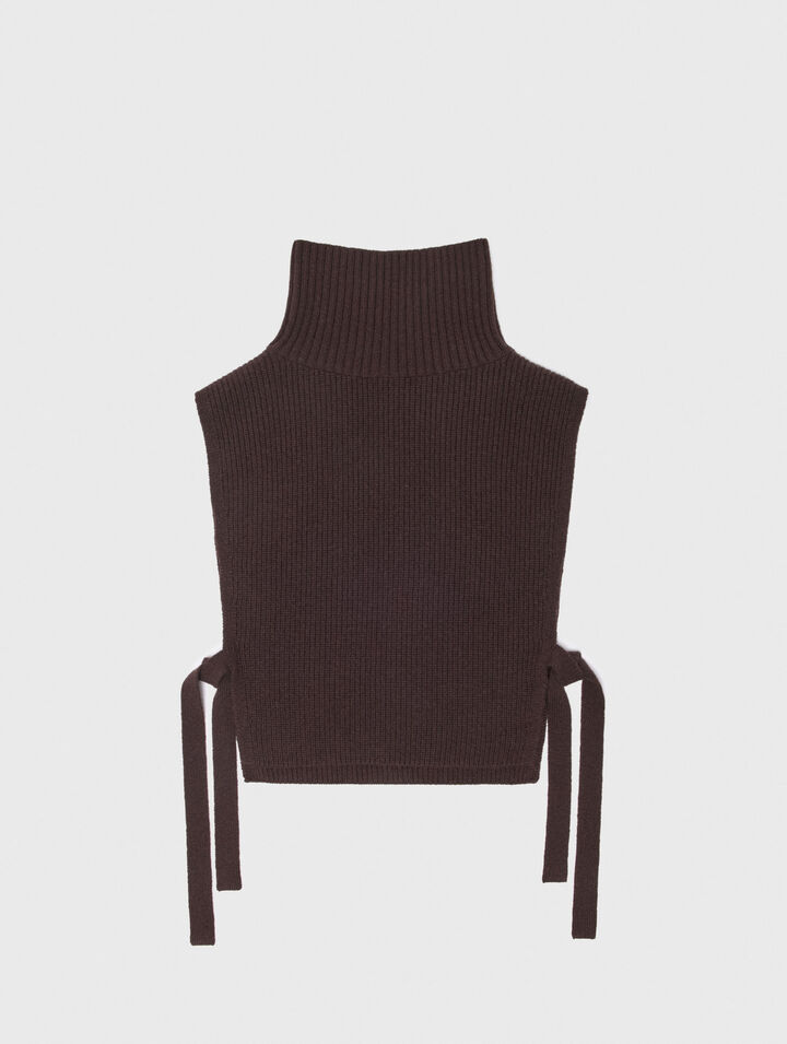 Wool and cashmere collar Wool and cashmere collar
