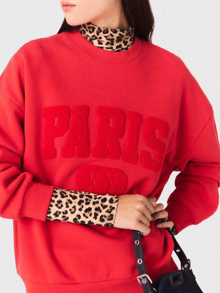 Paris NY Lettering Sweatshirt Paris NY Lettering Sweatshirt