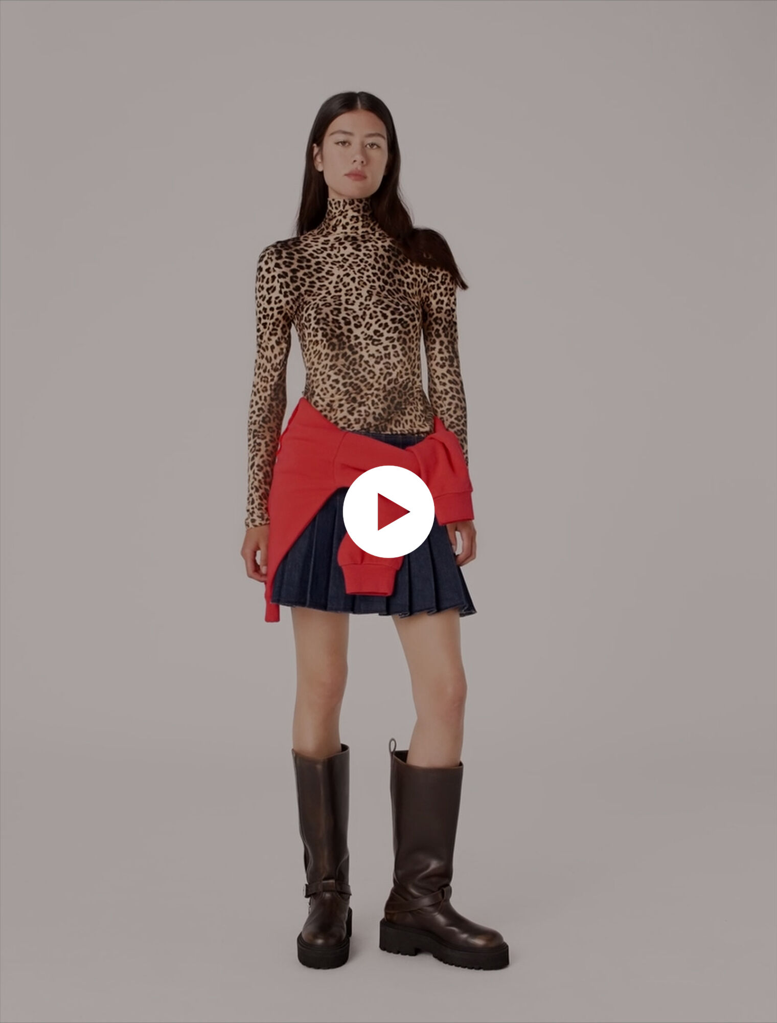 Leopard print T-shirt