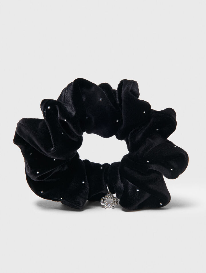 Rhinestone scrunchie