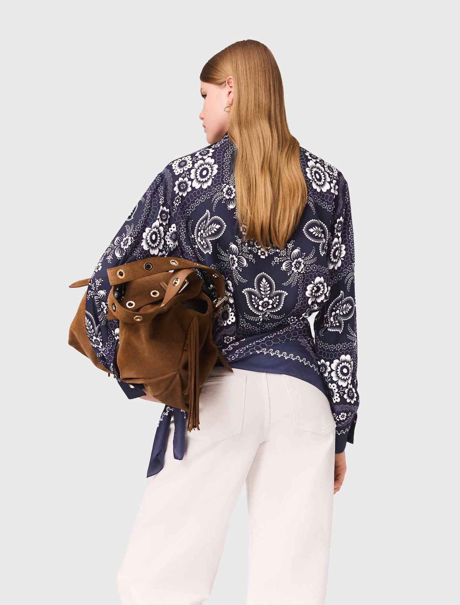 Flowing printed shirt