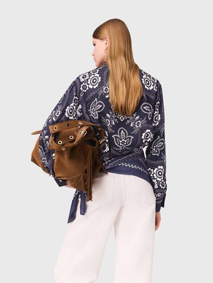 Flowing printed shirt