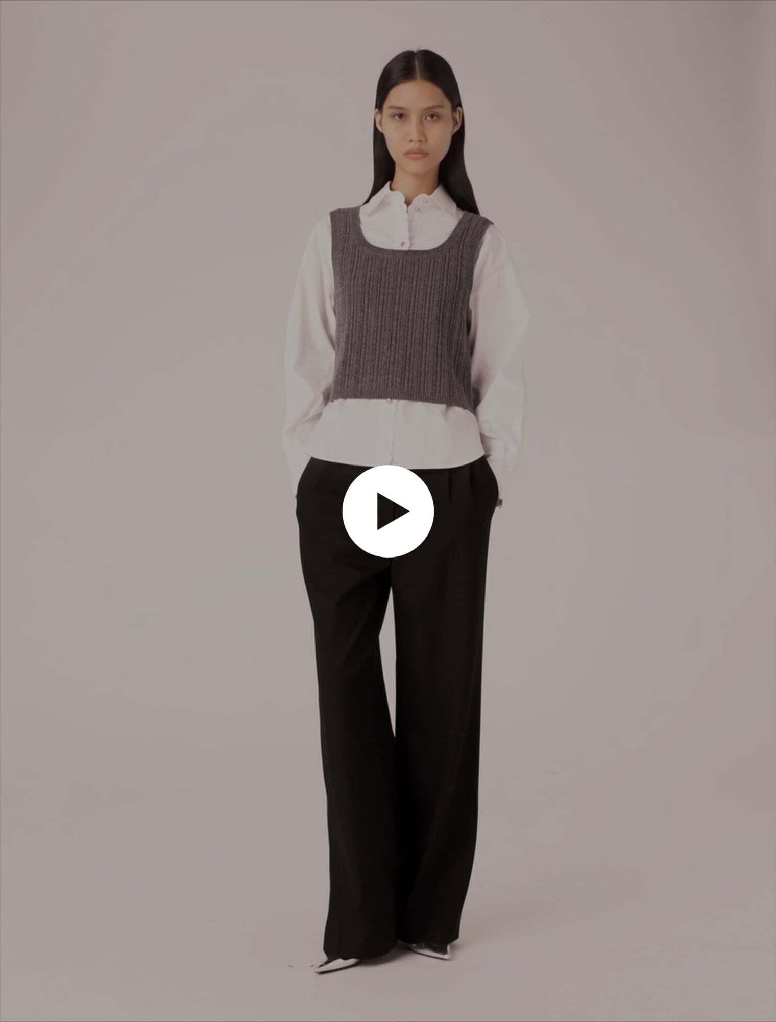 Wide-leg suit trousers Wide-leg suit trousers