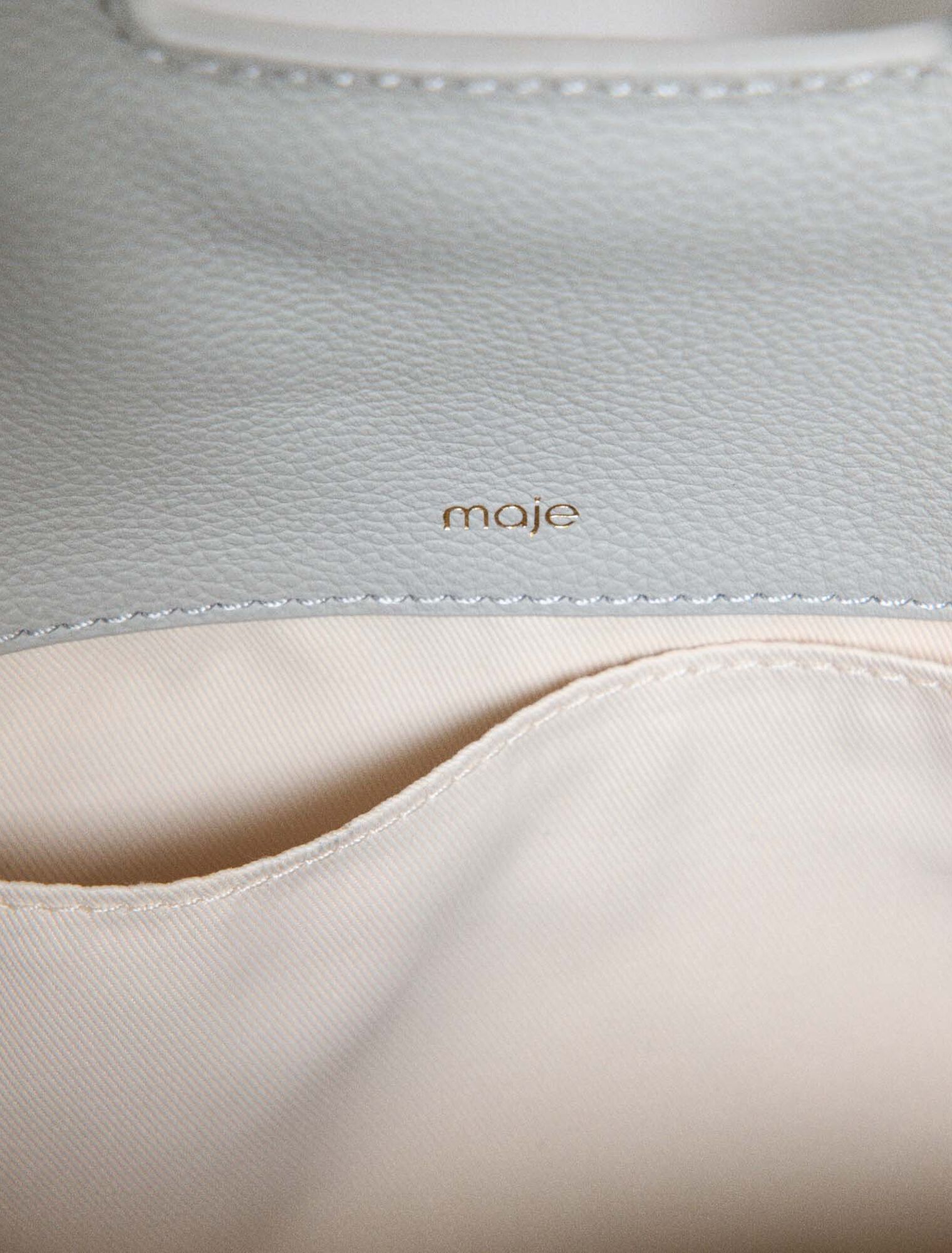 Grained leather Miss M bag