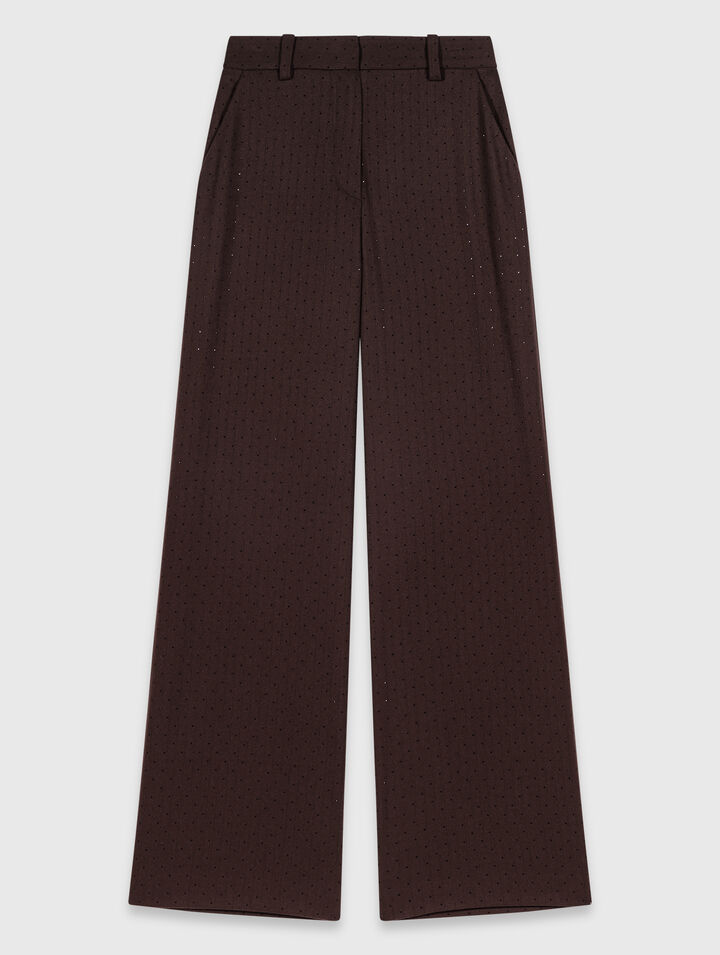 Rhinestone suit trousers