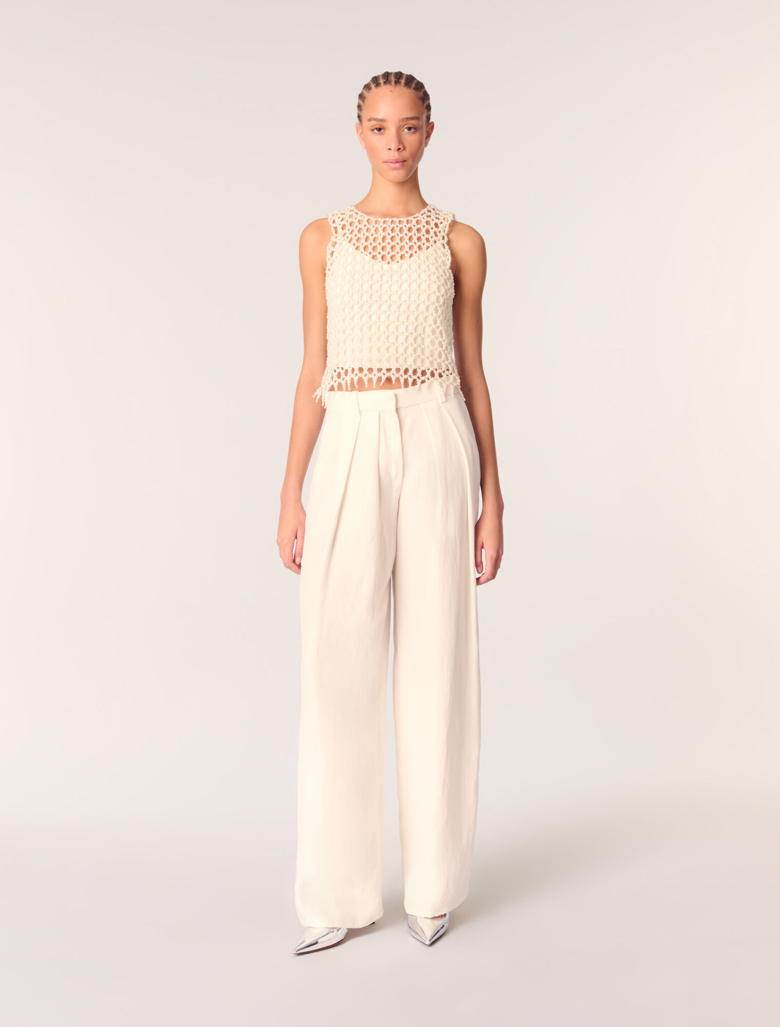 Wide-leg suit trousers Wide-leg suit trousers