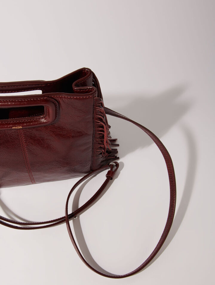 Crackled leather M bag Crackled leather M bag