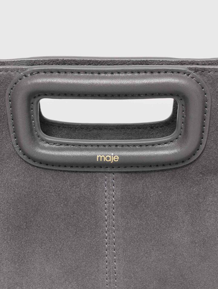 M bag in suede leather M bag in suede leather