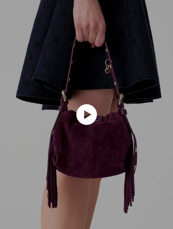 Miss M micro suede bag