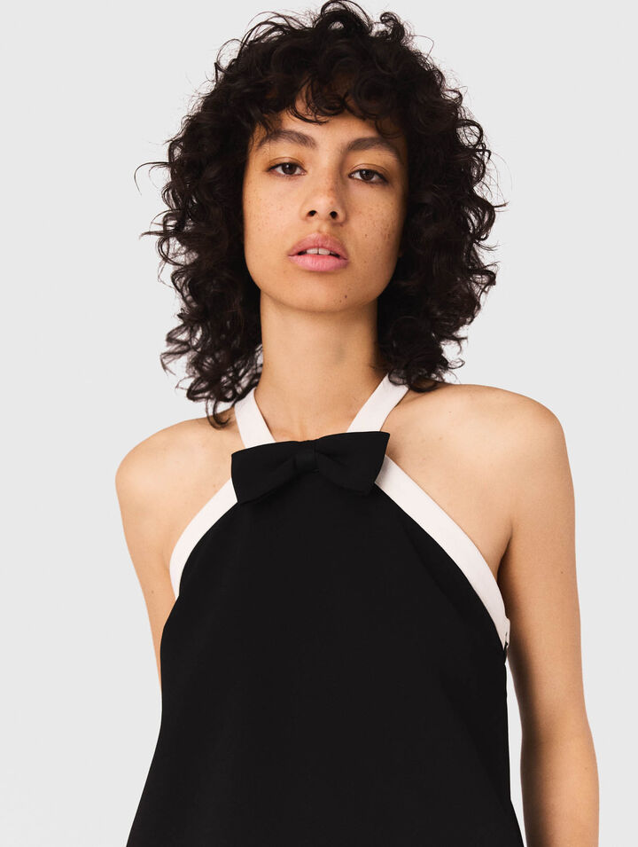 Heavy crepe tuxedo dress Heavy crepe tuxedo dress