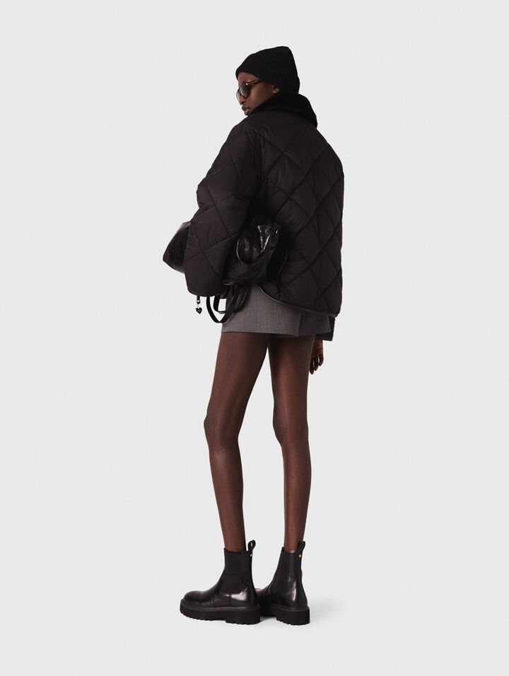 Reversible sequin puffer jacket Reversible sequin puffer jacket