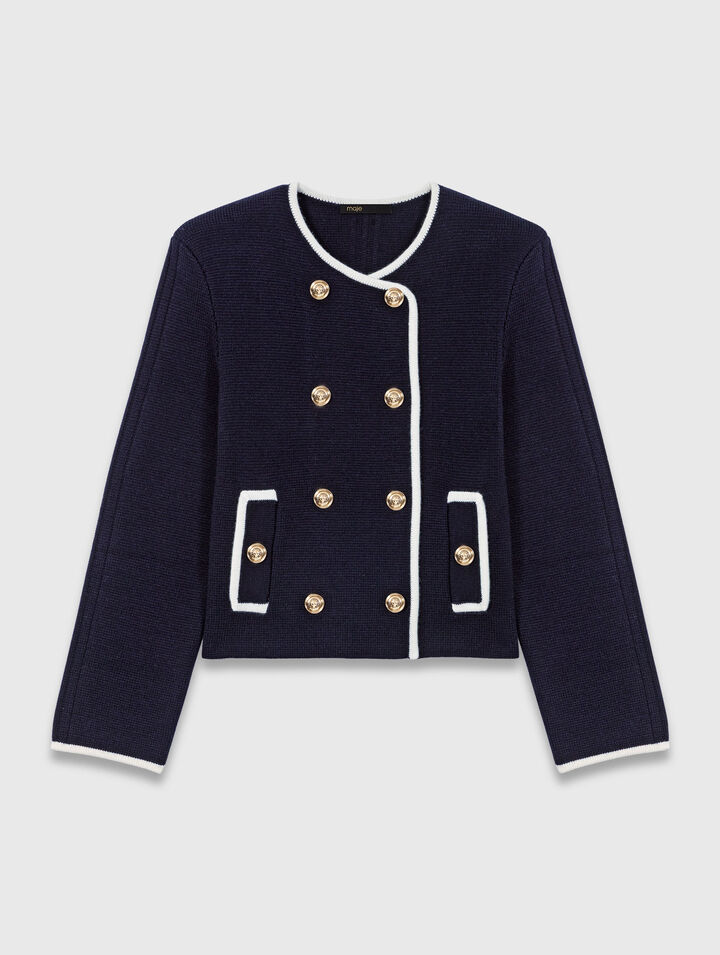 Structured knit jacket Structured knit jacket