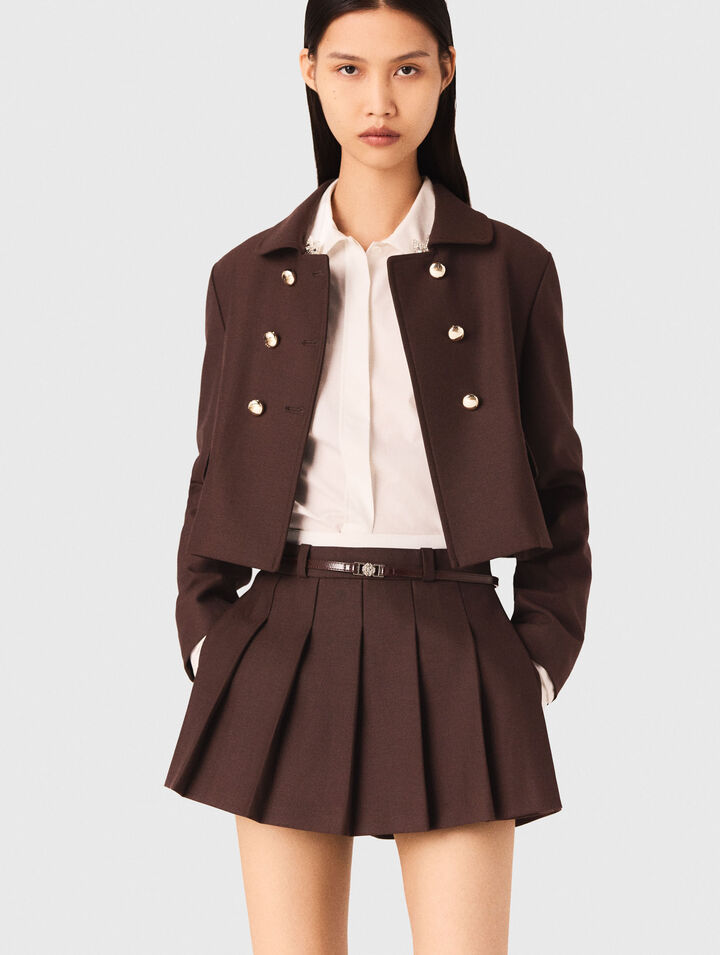Short double-breasted jacket Short double-breasted jacket