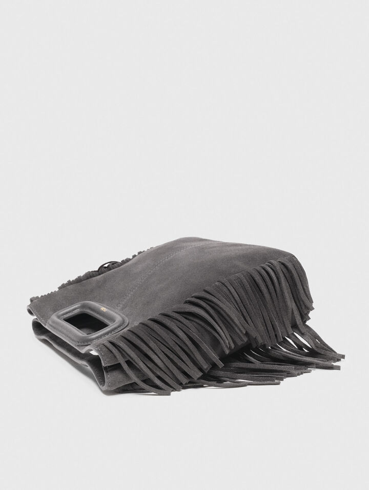M bag in suede leather M bag in suede leather