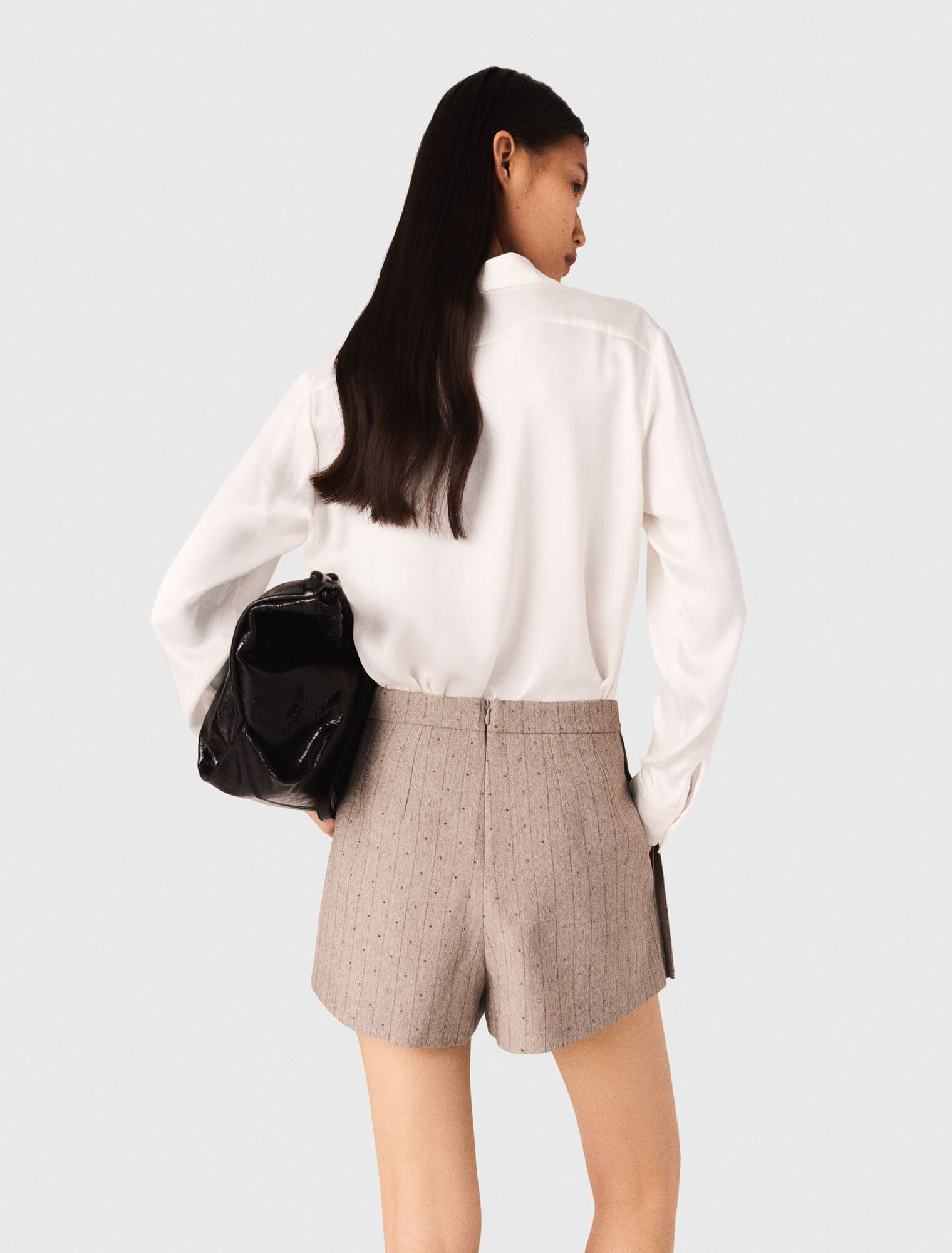 White silk shirt White silk shirt