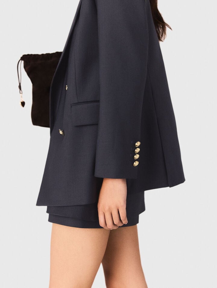 Suit jacket with gold buttons Suit jacket with gold buttons