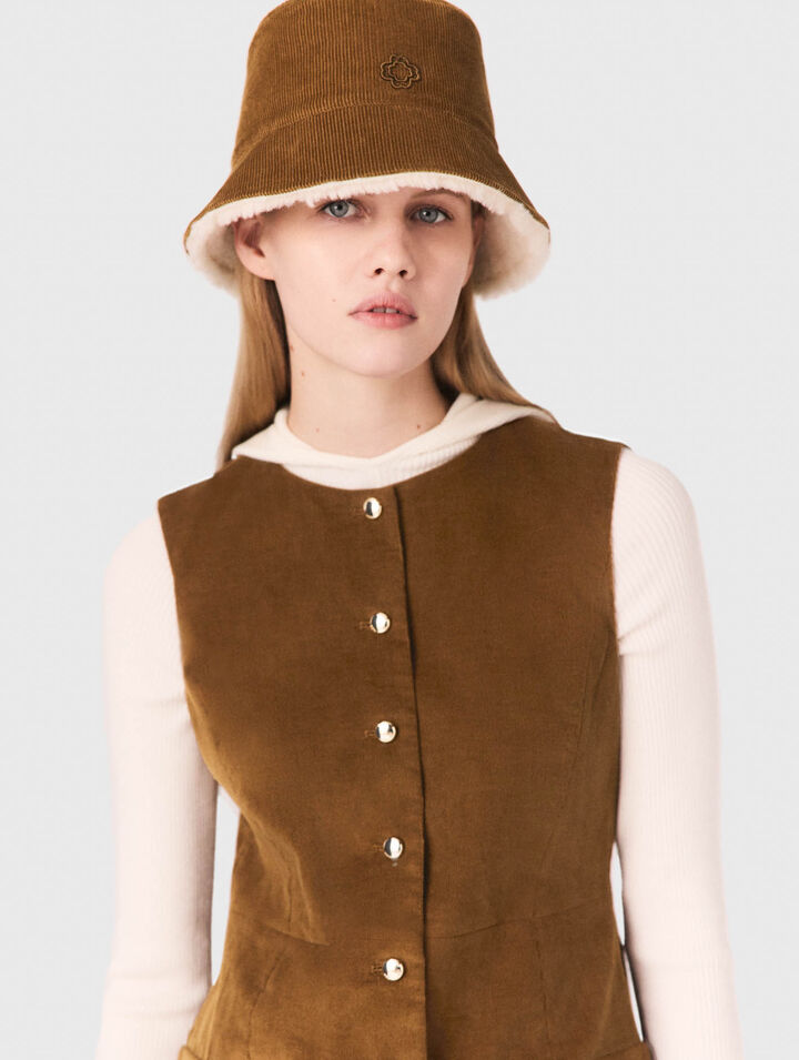 Reversible corduroy bucket hat Reversible corduroy bucket hat