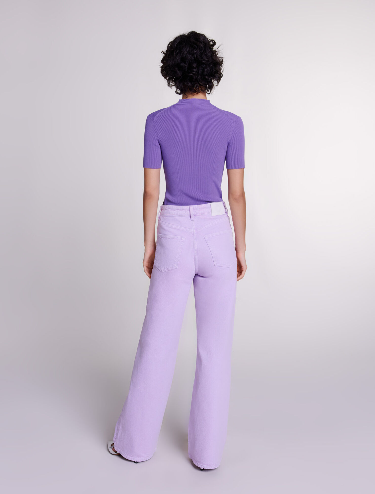 Clover embroidery top