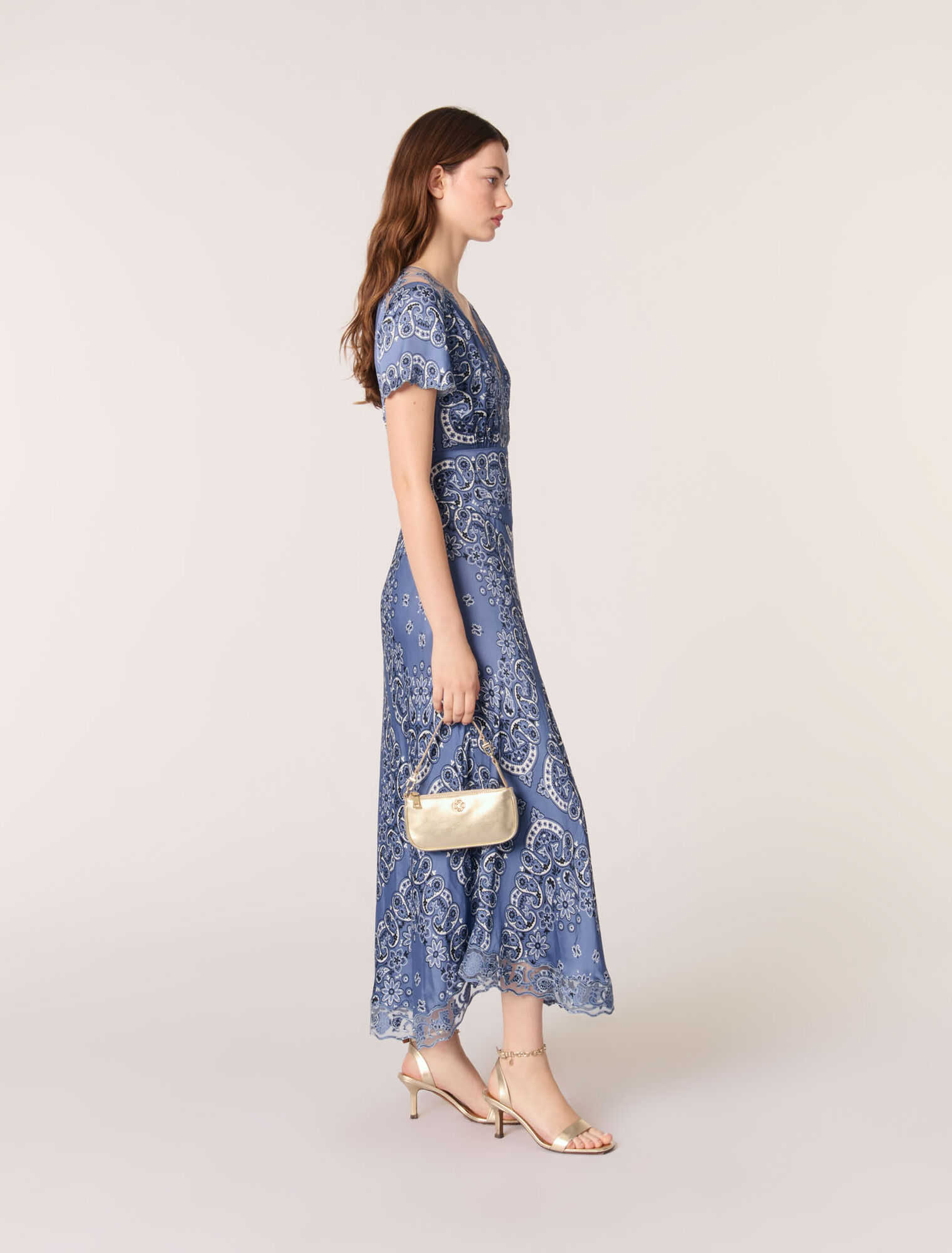 Patterned flowing maxi dress Patterned flowing maxi dress