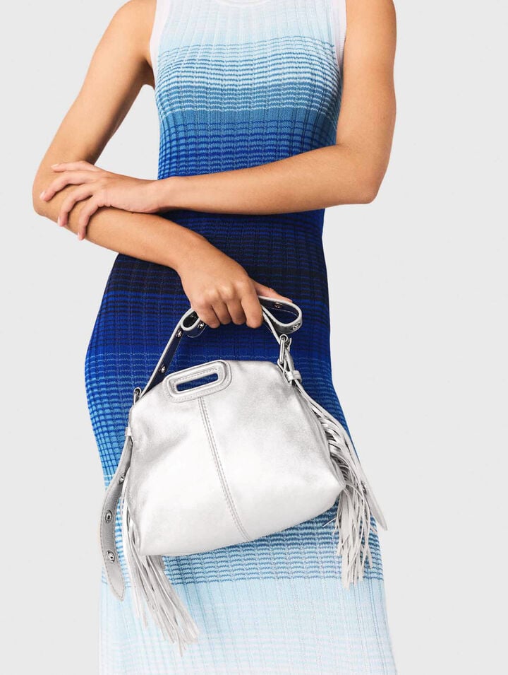 Miss M mini metallic leather bag