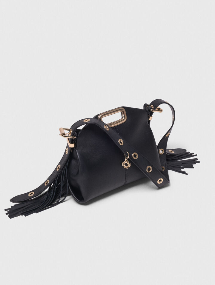 Gold handle Miss M Mini bag