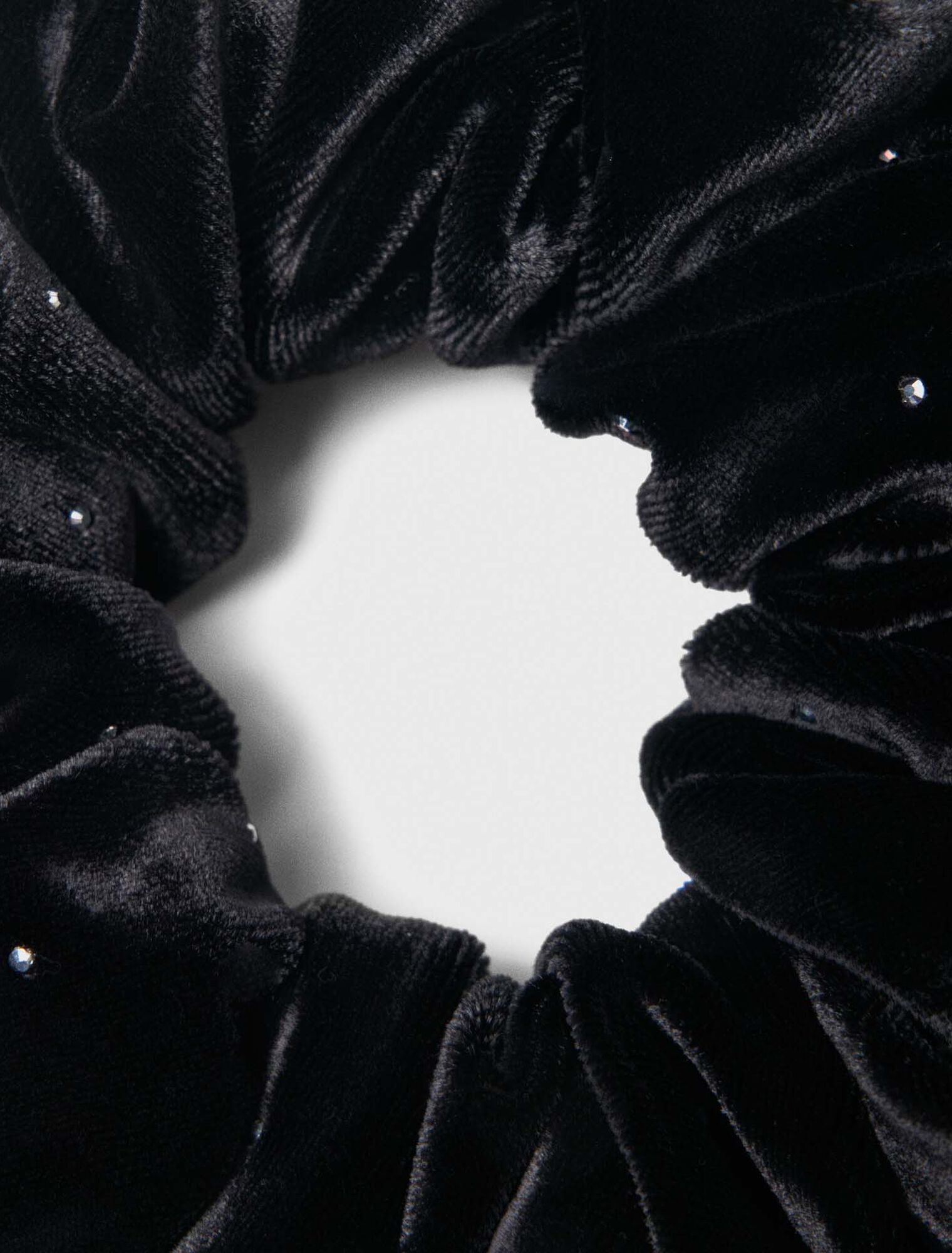 Rhinestone scrunchie