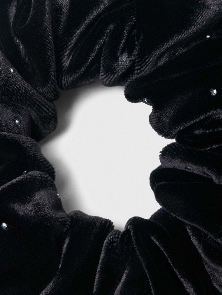 Rhinestone scrunchie