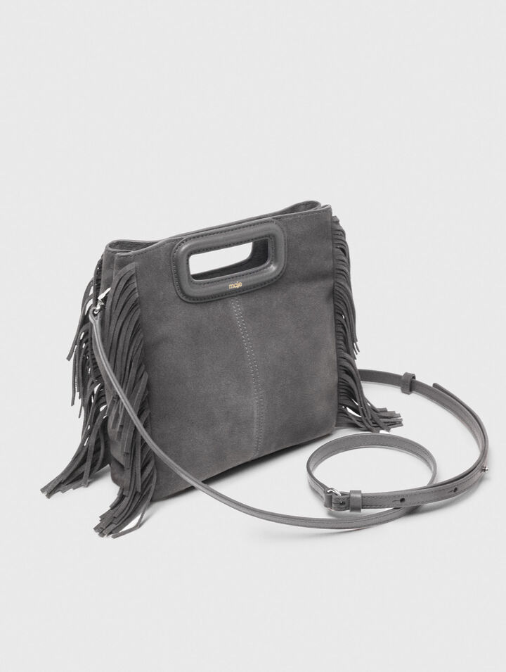 M bag in suede leather M bag in suede leather