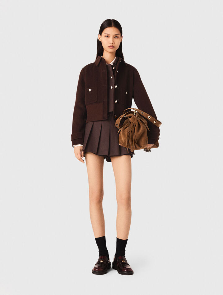 Short reversible coat Short reversible coat