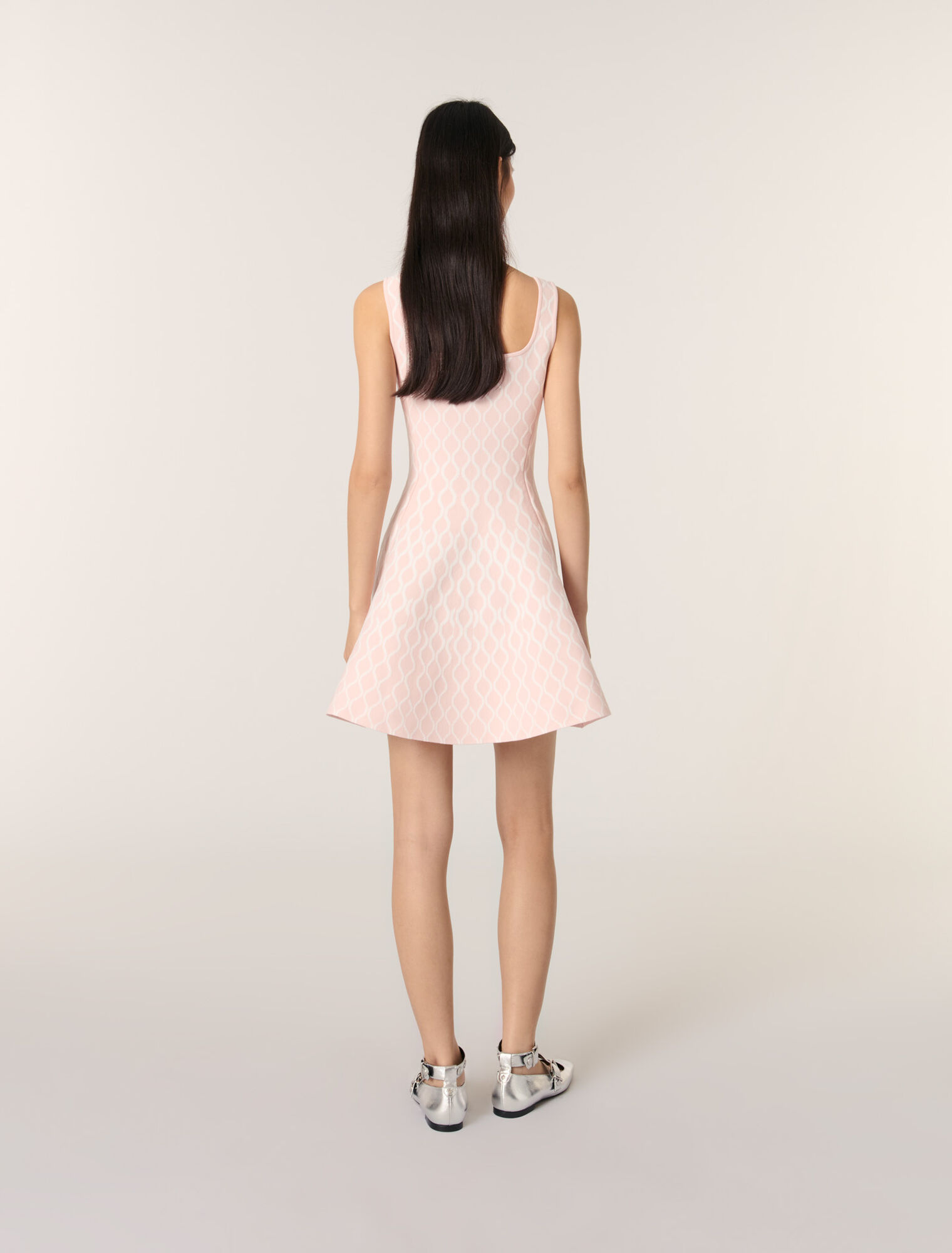 Short jacquard knit dress Short jacquard knit dress