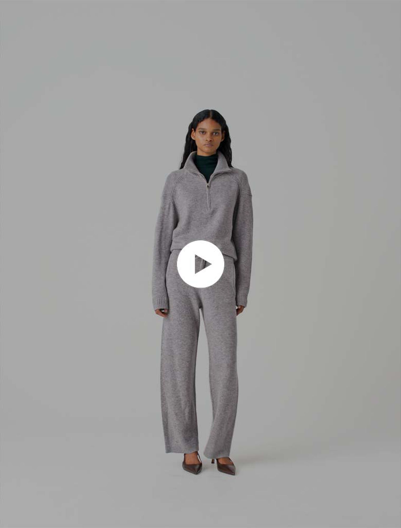 Knit trousers