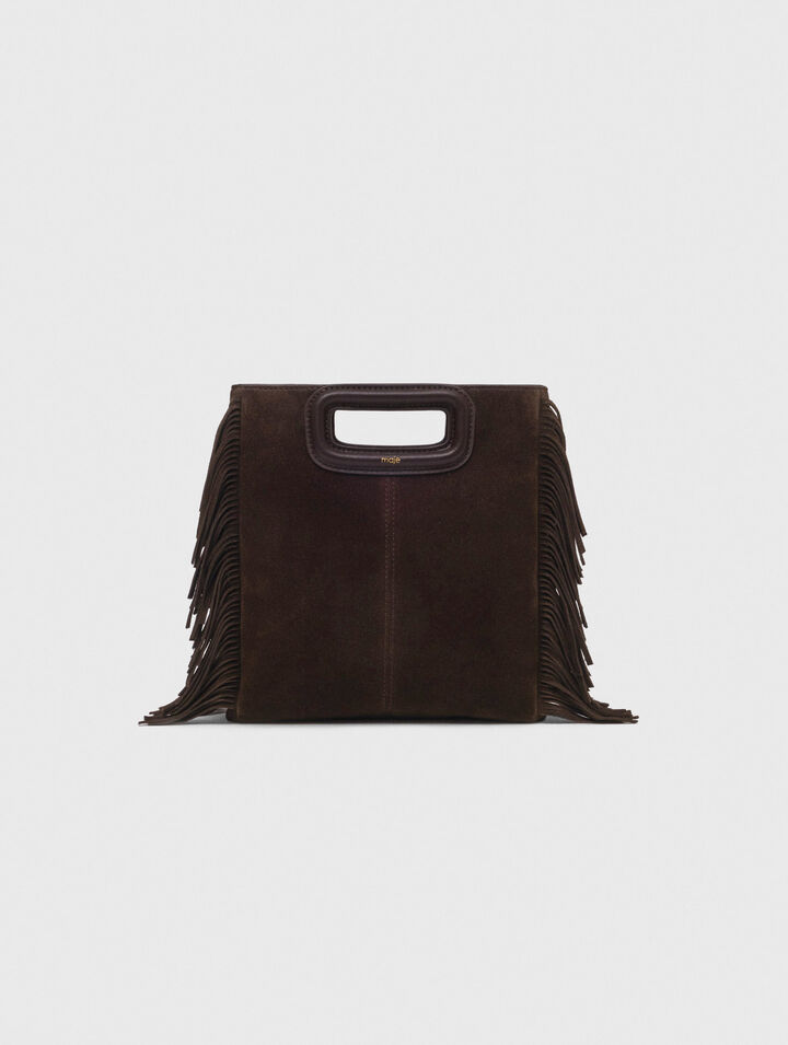 M bag in suede leather M bag in suede leather
