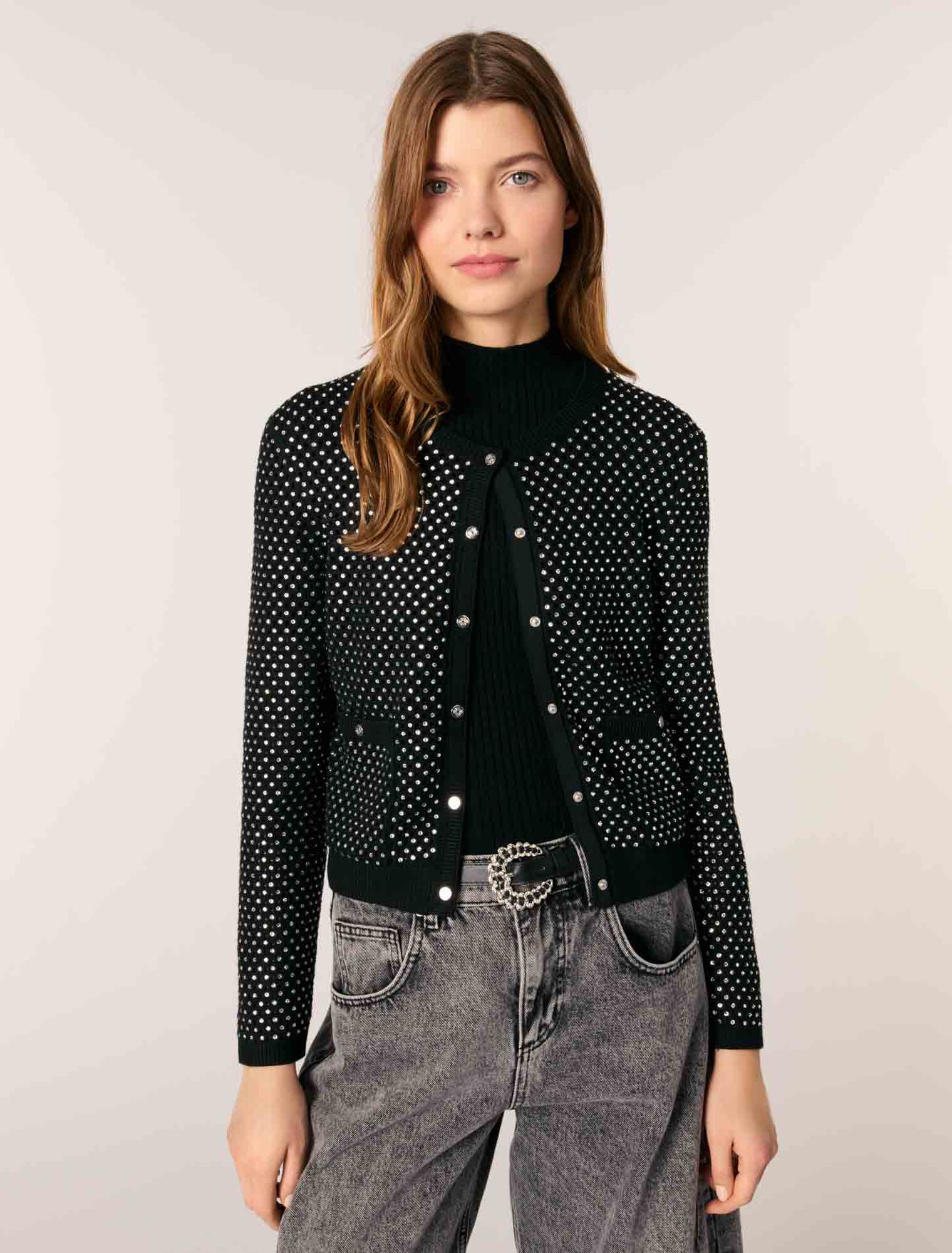 Rhinestone cardigan
