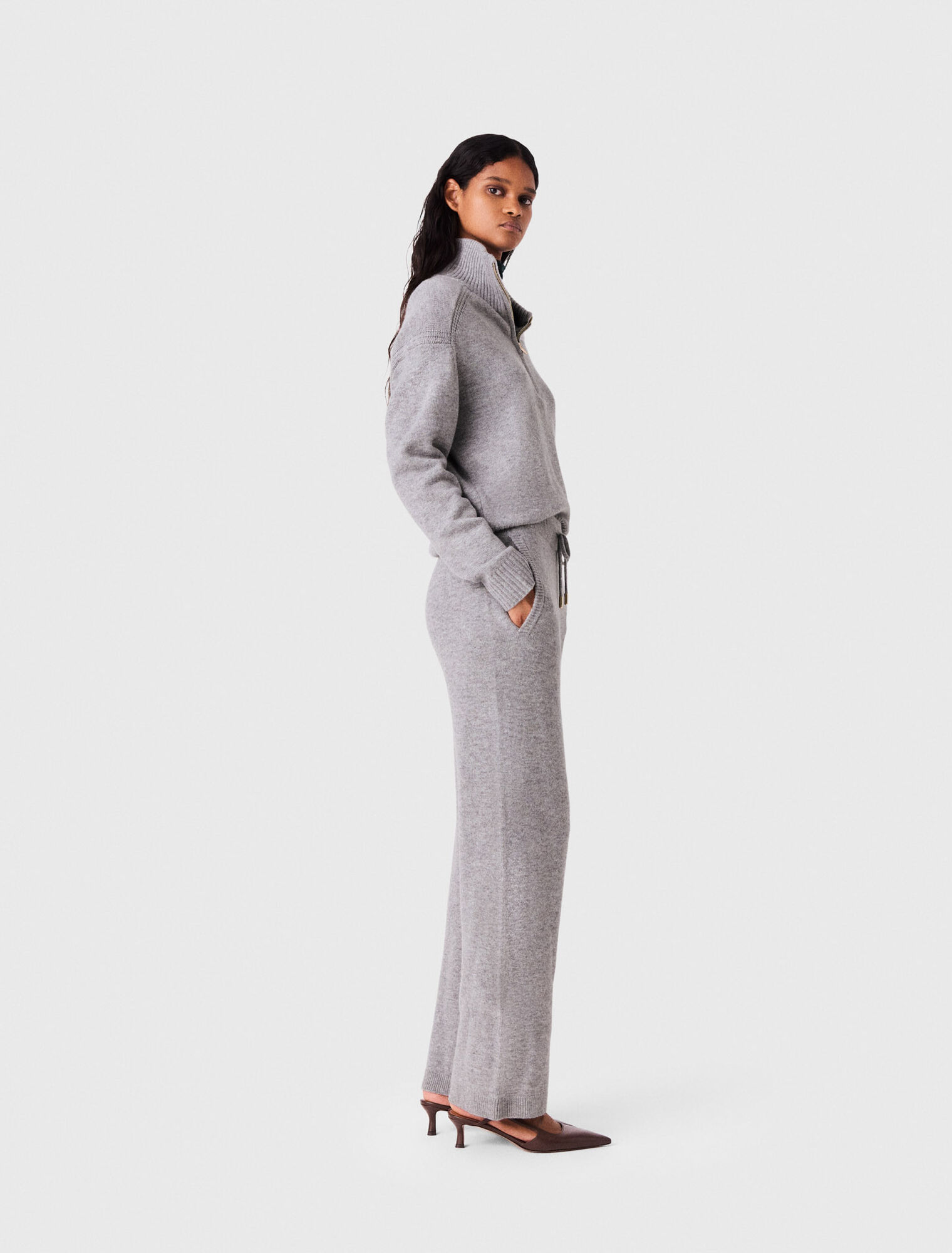 Knit trousers