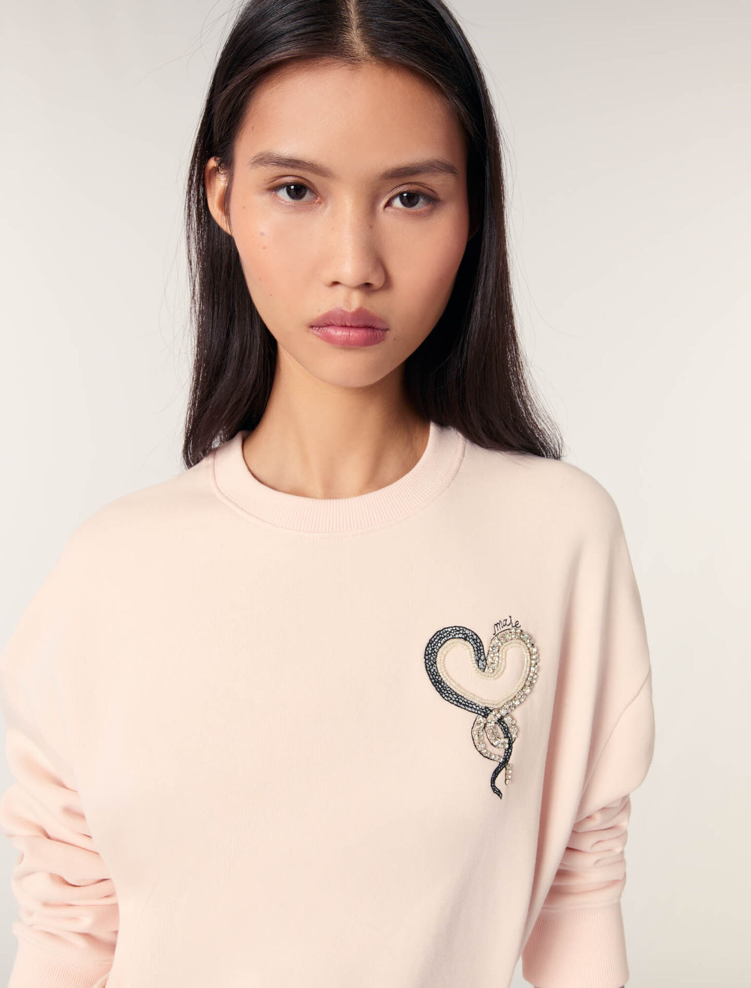 Embroidered sweatshirt