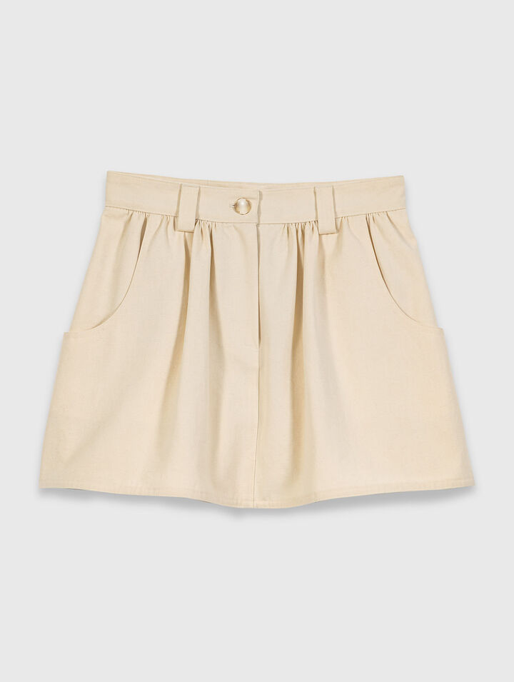 Cotton skort