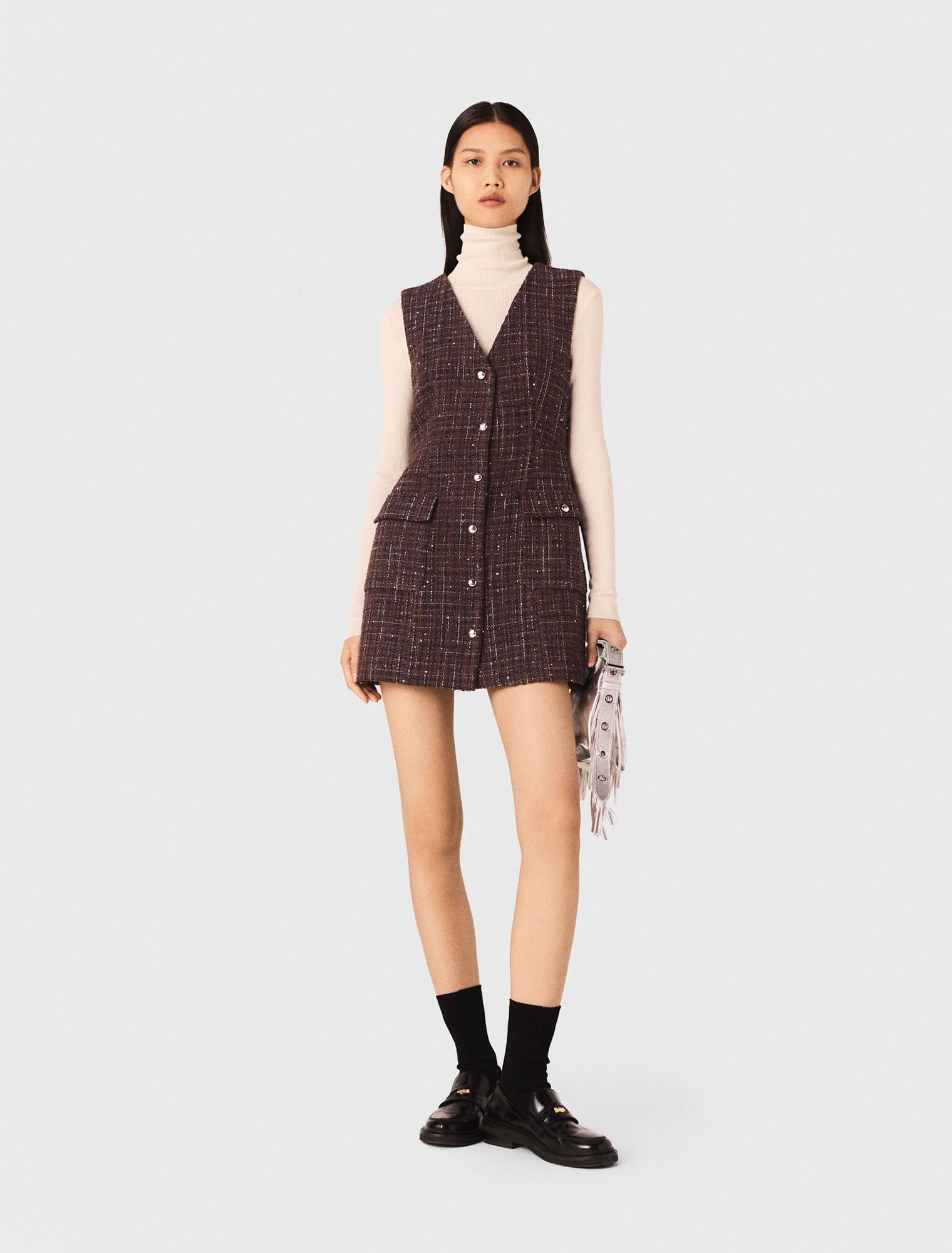 Short tweed dress
