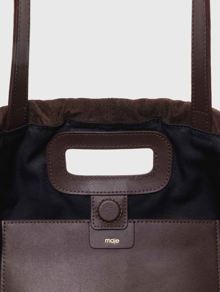 Suede leather M tote bag Suede leather M tote bag