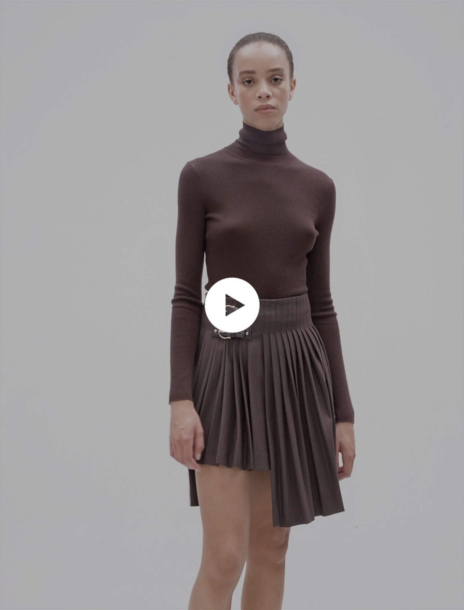 Wool and silk jumper