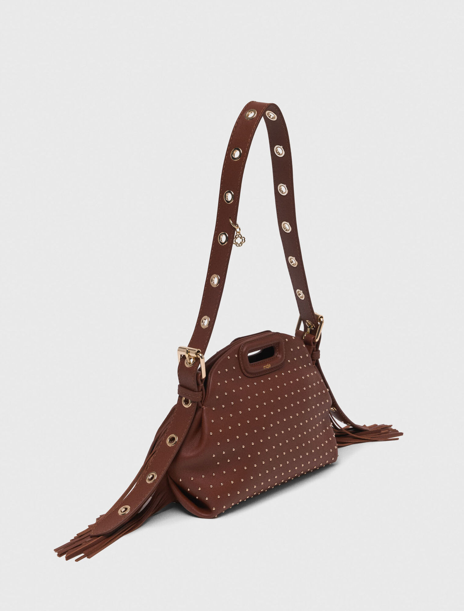 Miss M mini leather studded bag