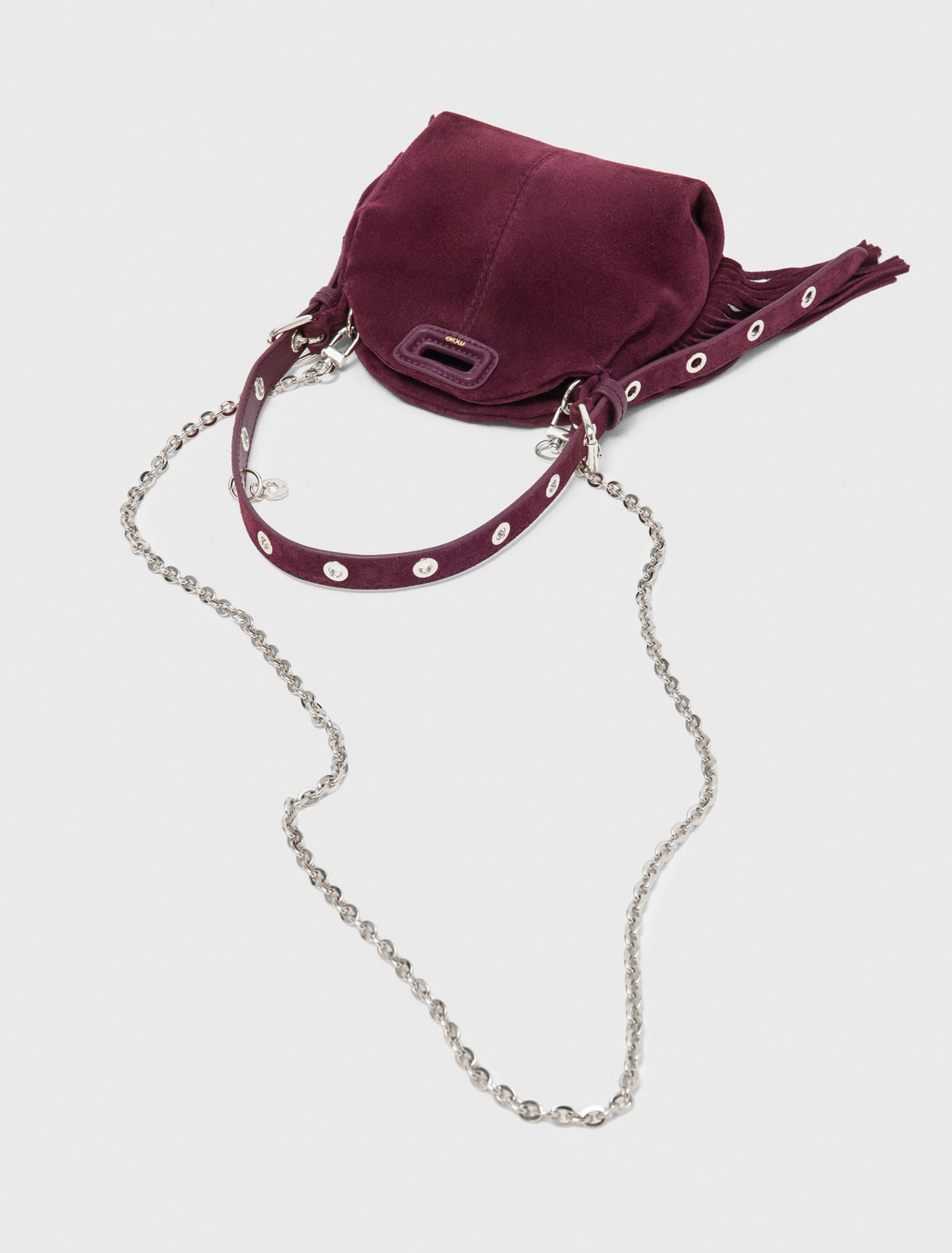 Miss M micro suede bag