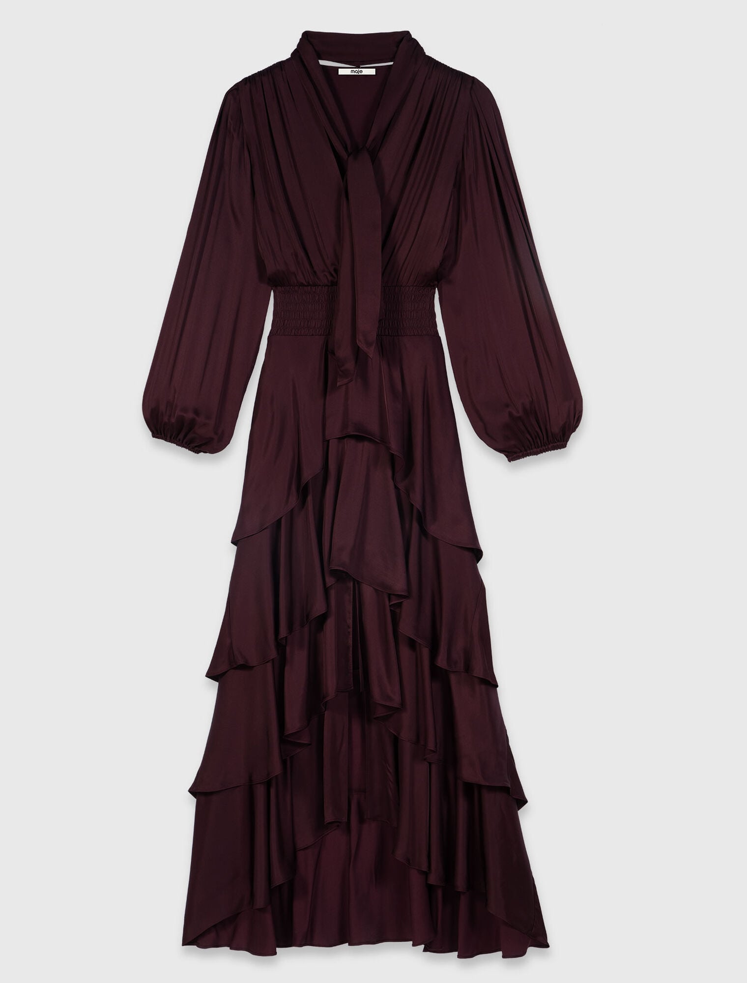 Ruffled maxi dress